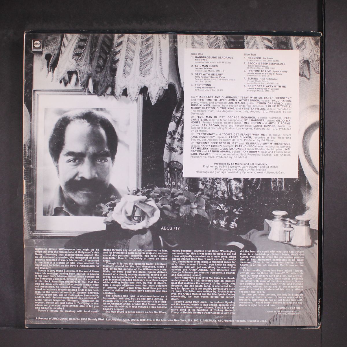 handbags and gladrags by JIMMY WITHERSPOON