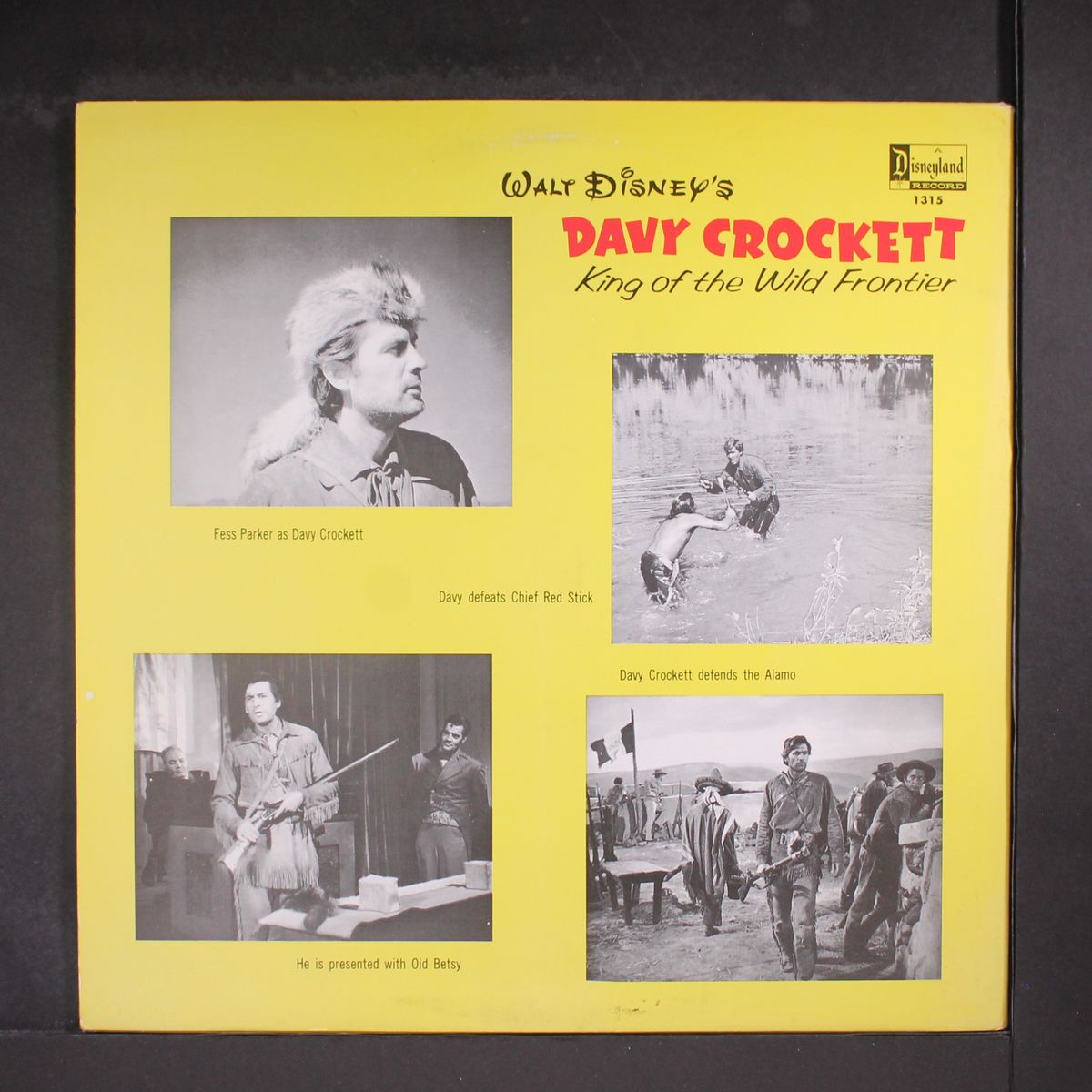 three adventures of davy crockett by FESS PARKER
