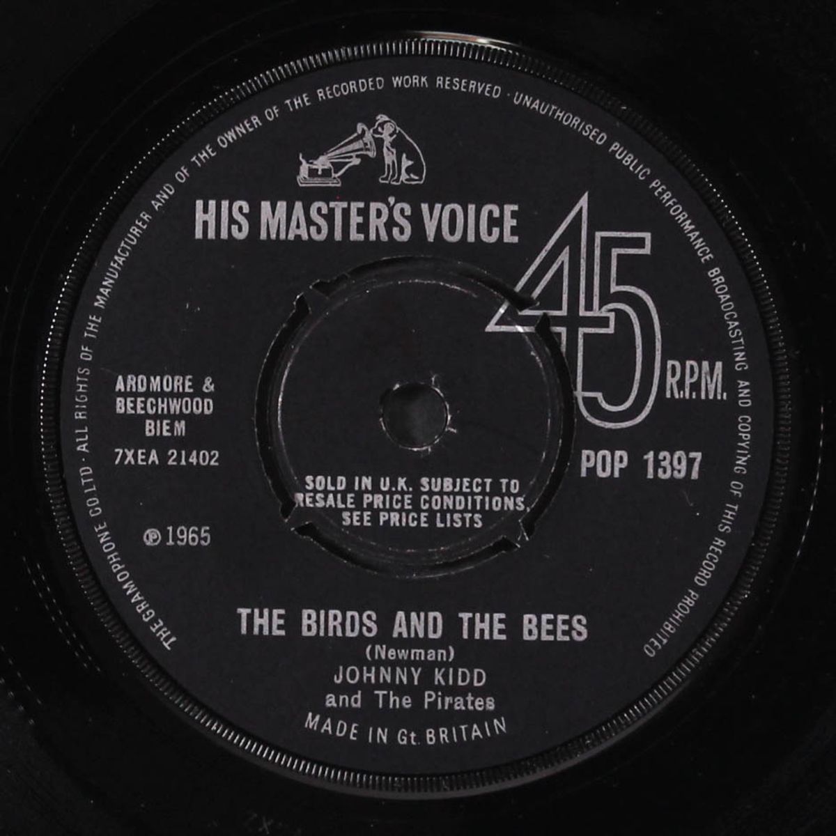 the birds and the bees / don't make the same mistake as i did by JOHNNY KIDD & PIRATES