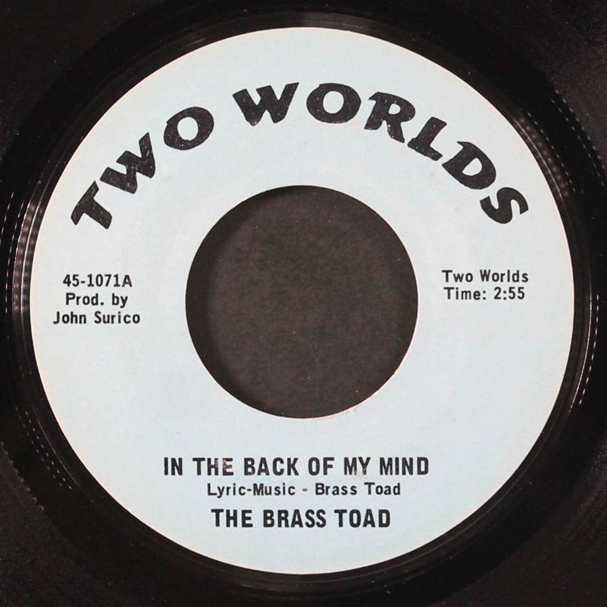 in the back of my mind / easy to be hard by BRASS TOAD