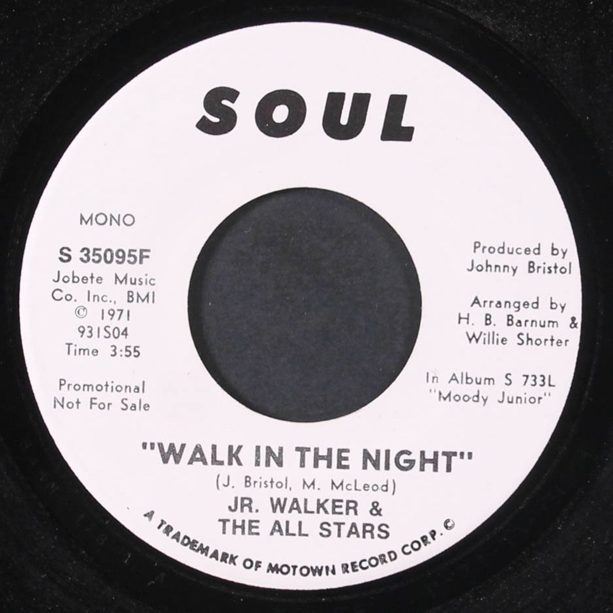 walk in the night by JR. WALKER & ALL STARS