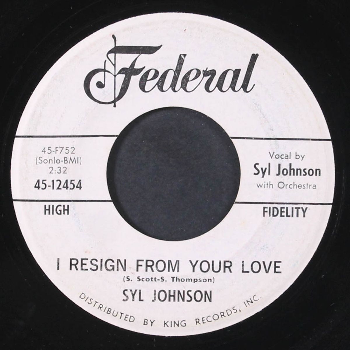 little sally walker / i resign from your love by SYL JOHNSON