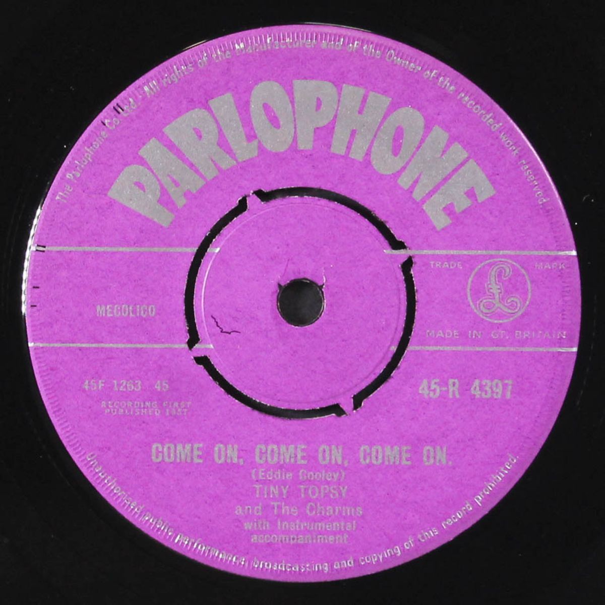 come on, come on, come on / ring around my finger by TINY TOPSY