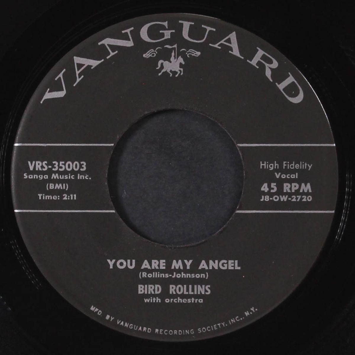 hurry up honey / you are my angel by BIRD ROLLINS