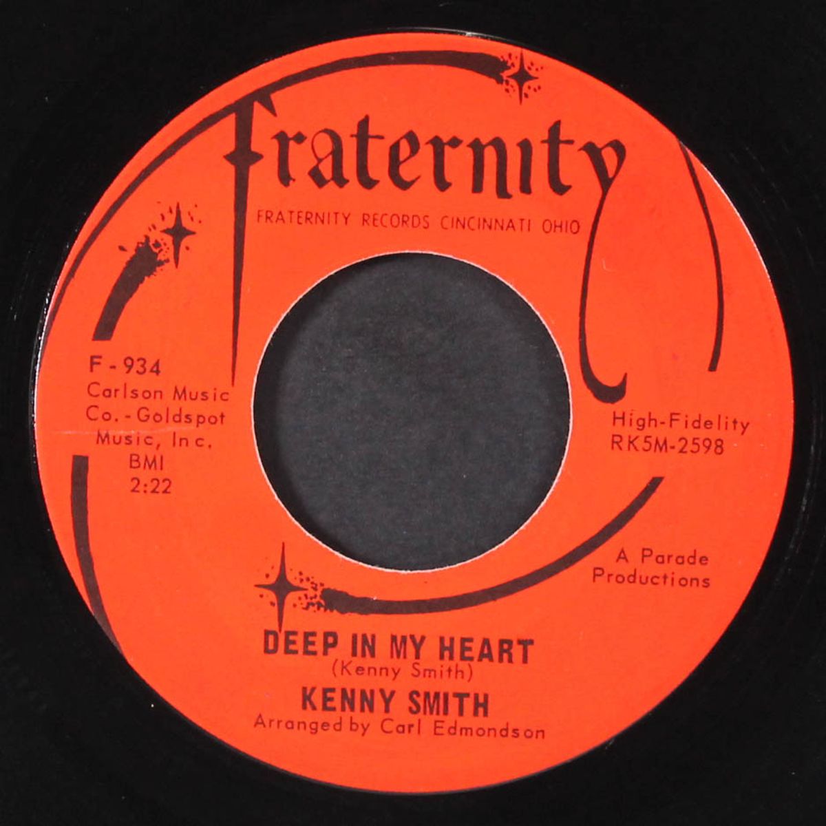 deep in my heart / let's get together by KENNY SMITH & GROUP