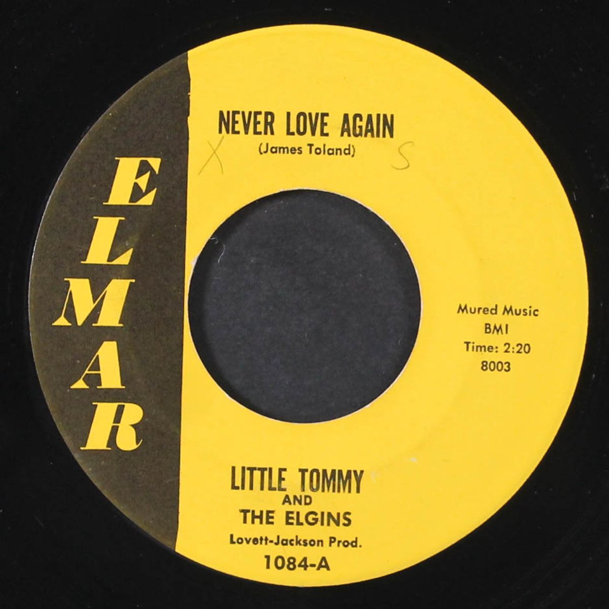 i walk on / never love again by LITTLE TOMMY & ELGINS