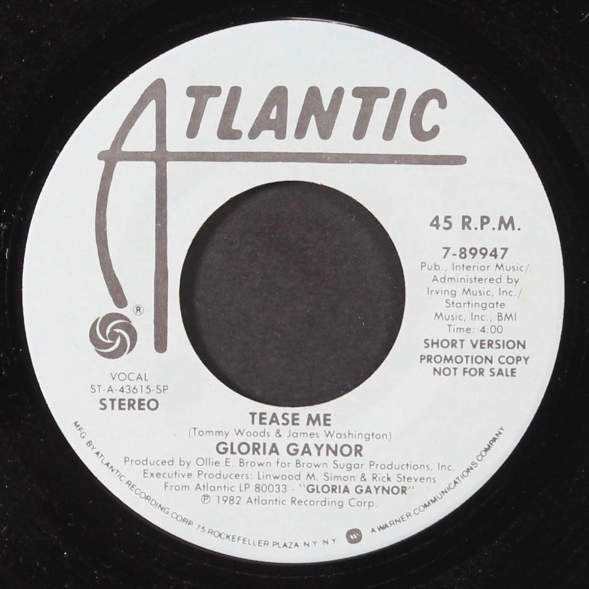 tease me / same by GLORIA GAYNOR