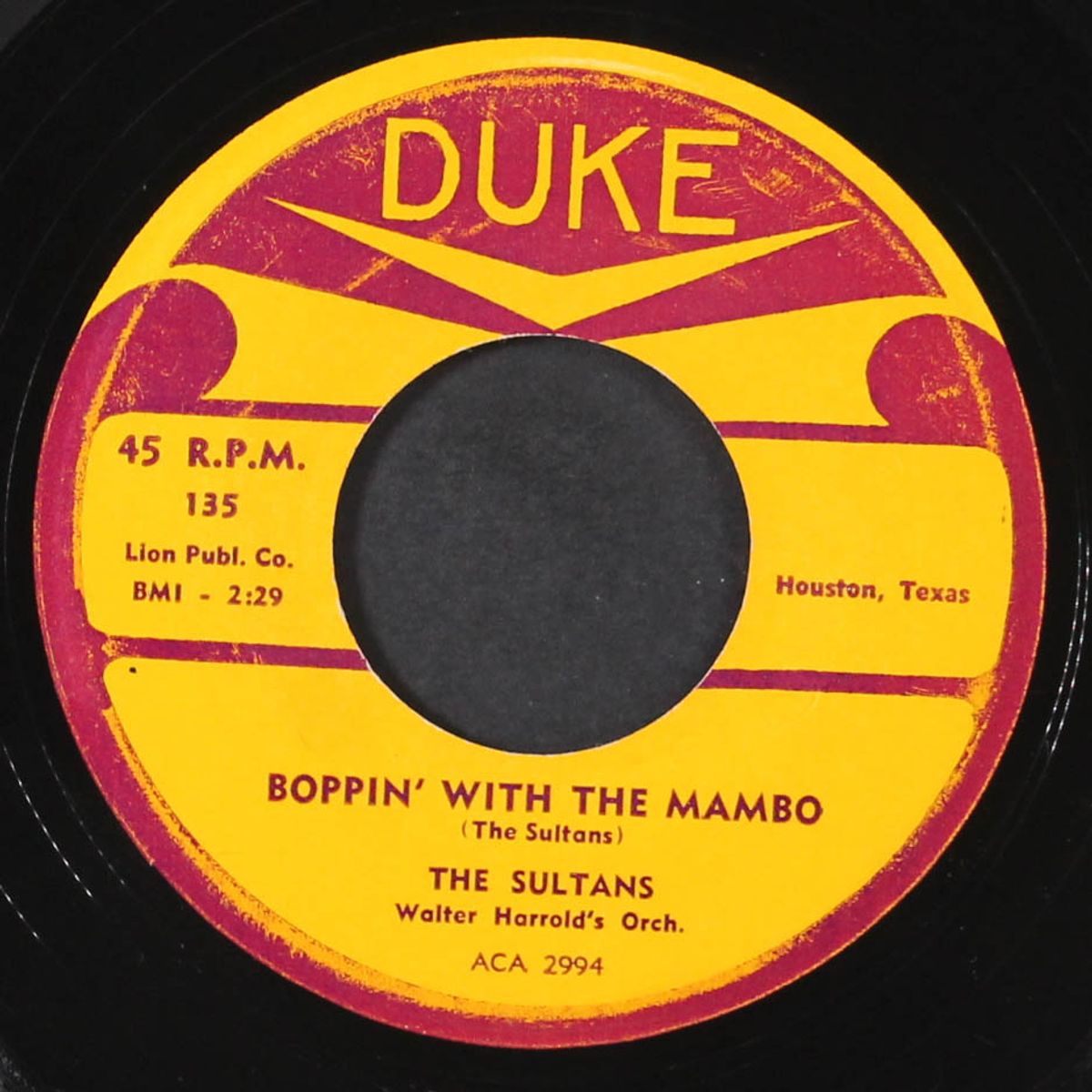 boppin' with the mambo / what makes me feel this way by SULTANS