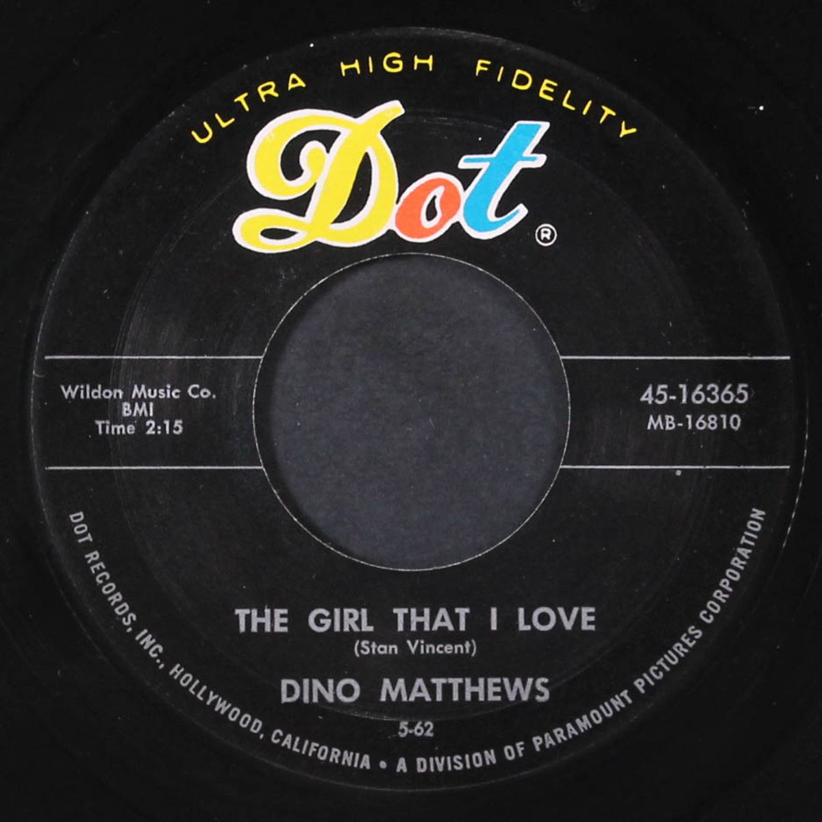 the girl that i love / lenore by DINO MATTHEWS & GROUP
