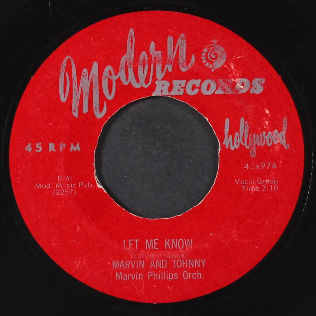 ain't that right / let me know by MARVIN & JOHNNY