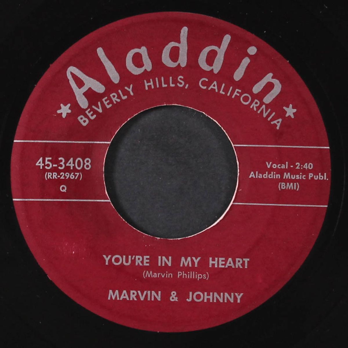 smack smack / you're in my heart by MARVIN & JOHNNY