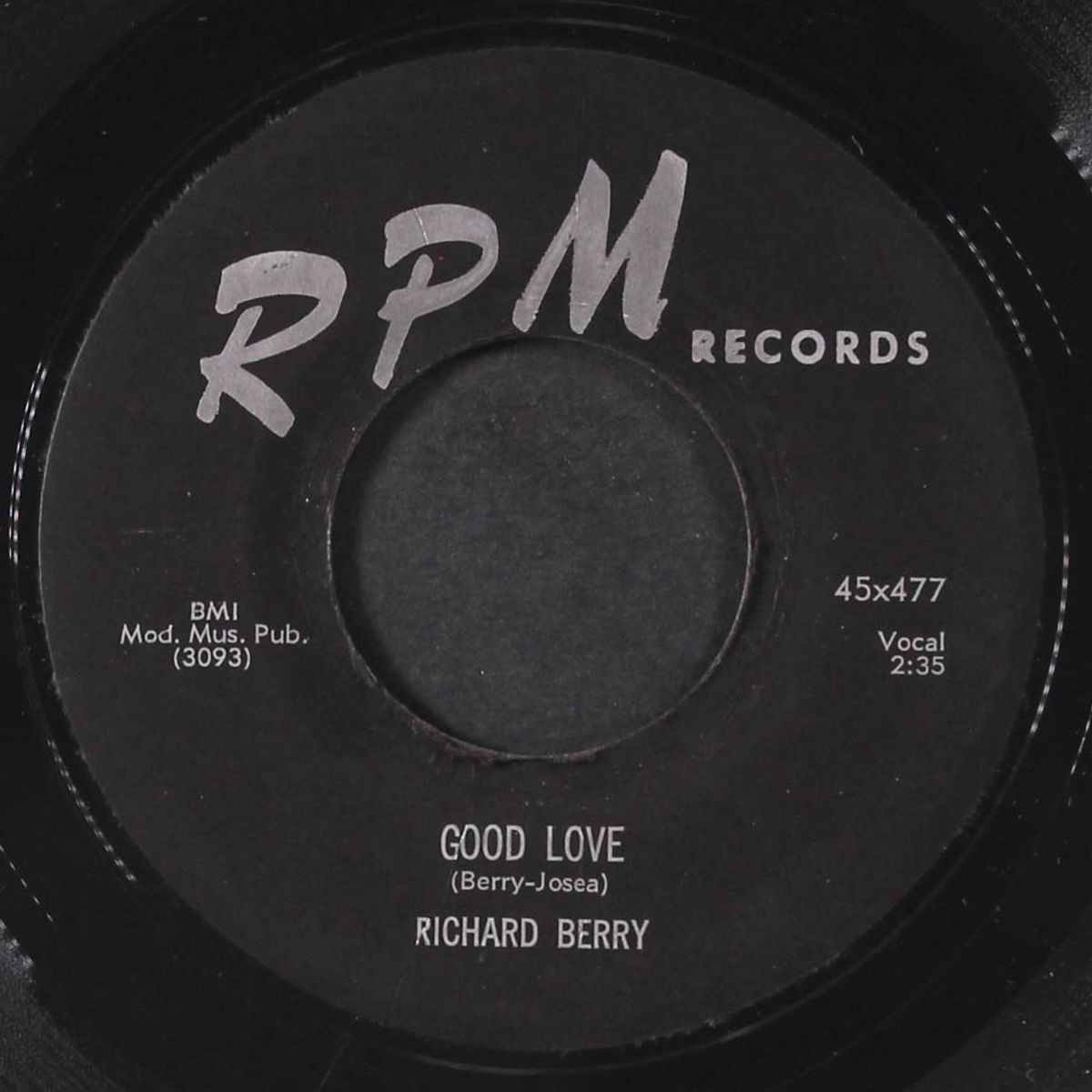 wait for me / good love by RICHARD BERRY