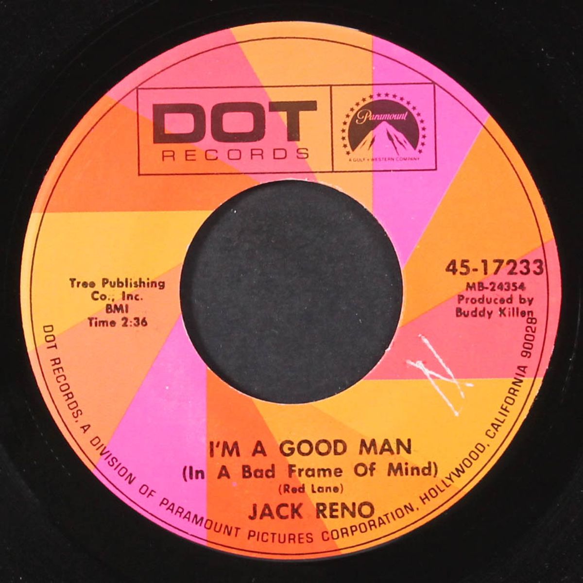 i'm a good man (in a bad frame of mind) by JACK RENO