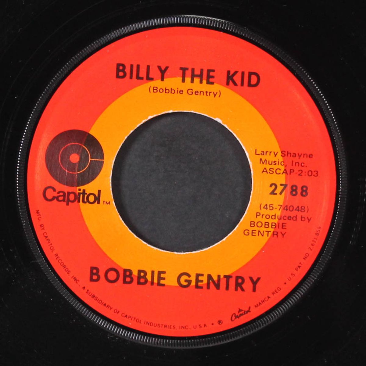 he made a woman out of me / billy the kid by BOBBIE GENTRY