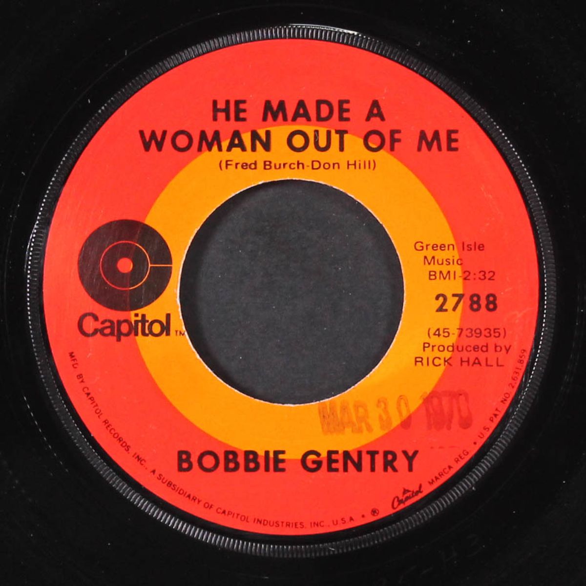 he made a woman out of me / billy the kid by BOBBIE GENTRY