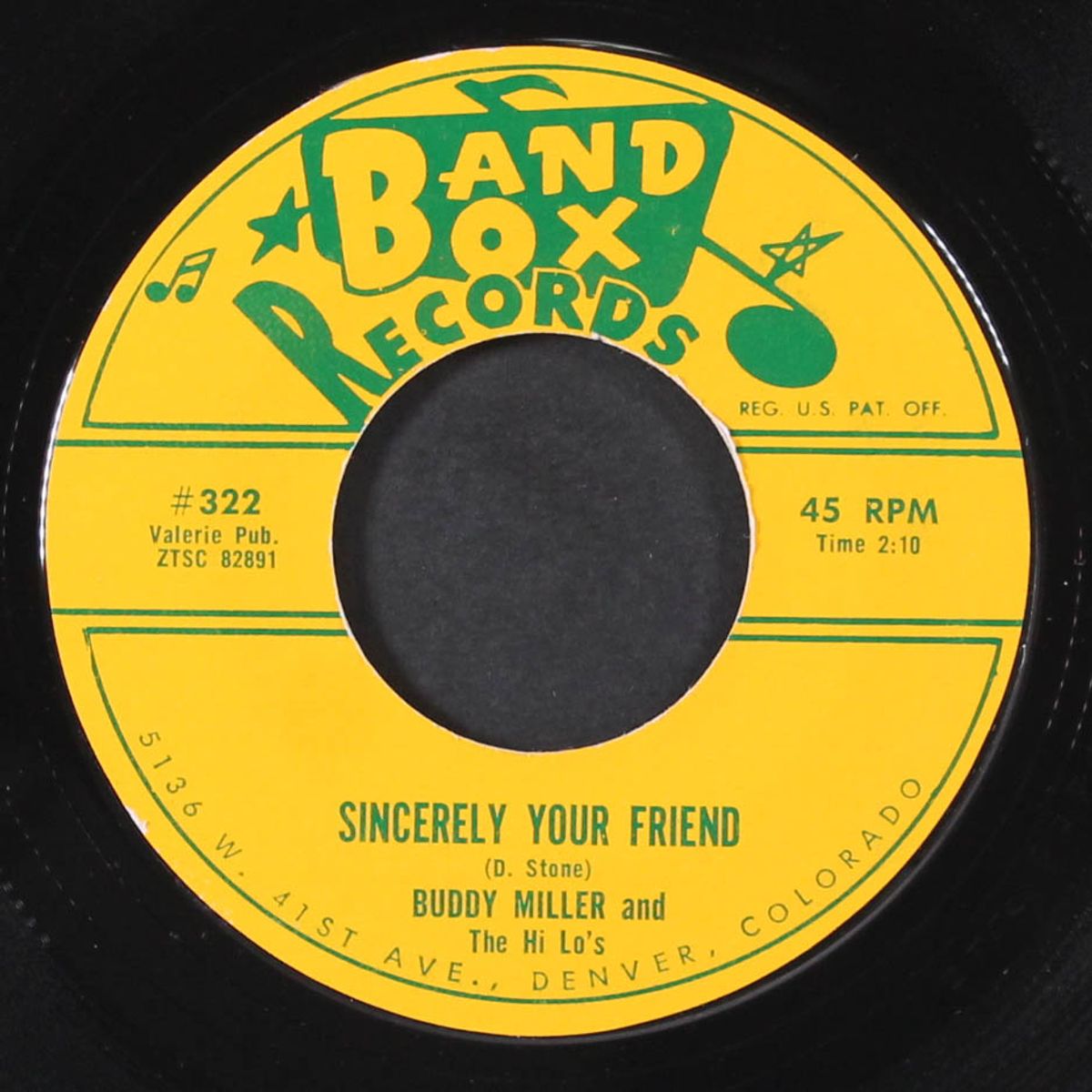 little bo peep / sincerely your friend by BUDDY MILLER