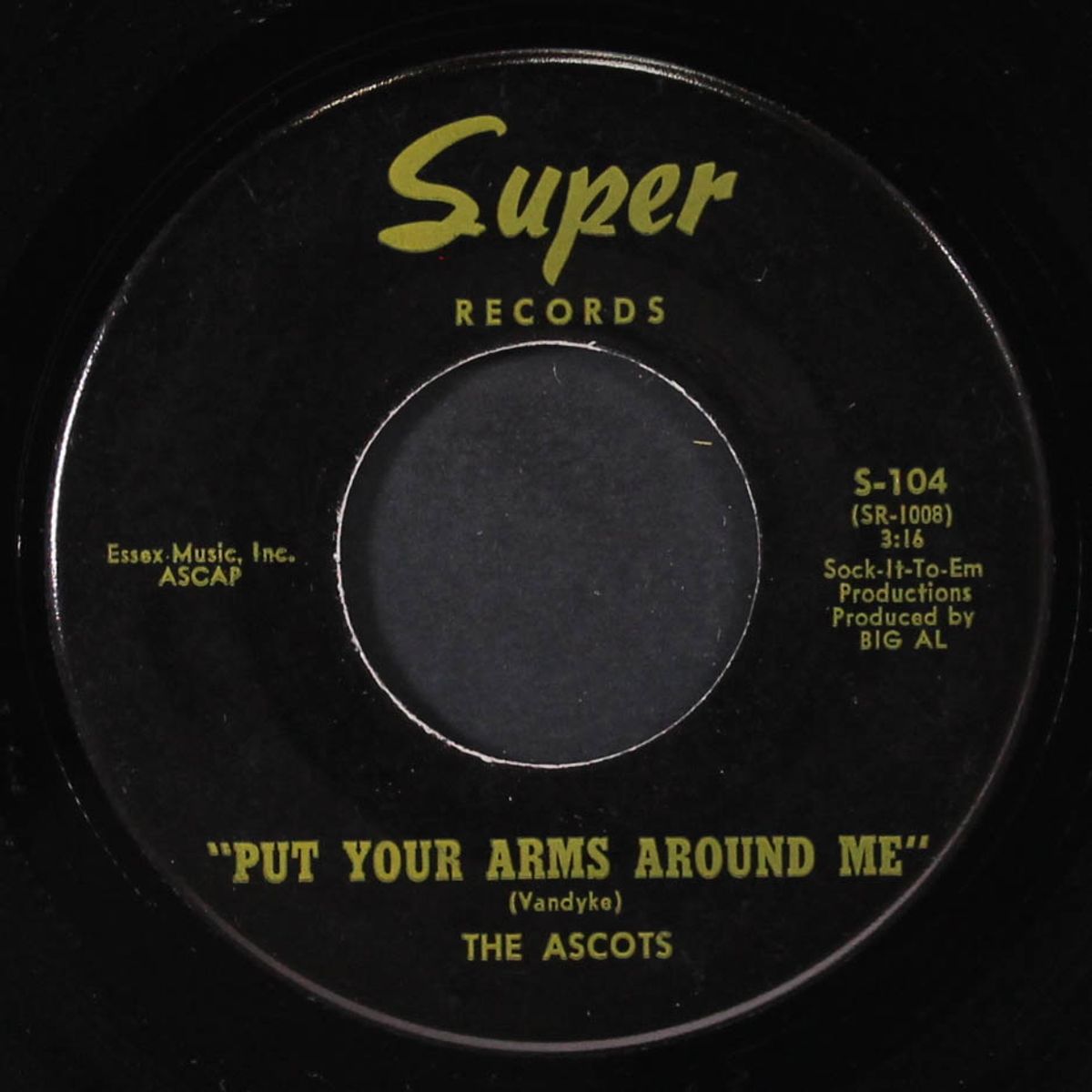 sookie sookie / put your arms around me by ASCOTS