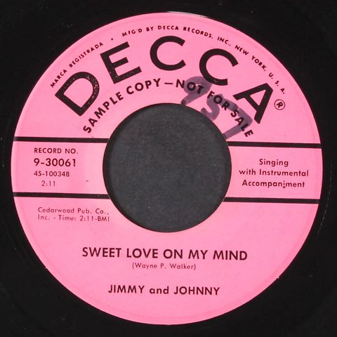 JIMMY & JOHNNY