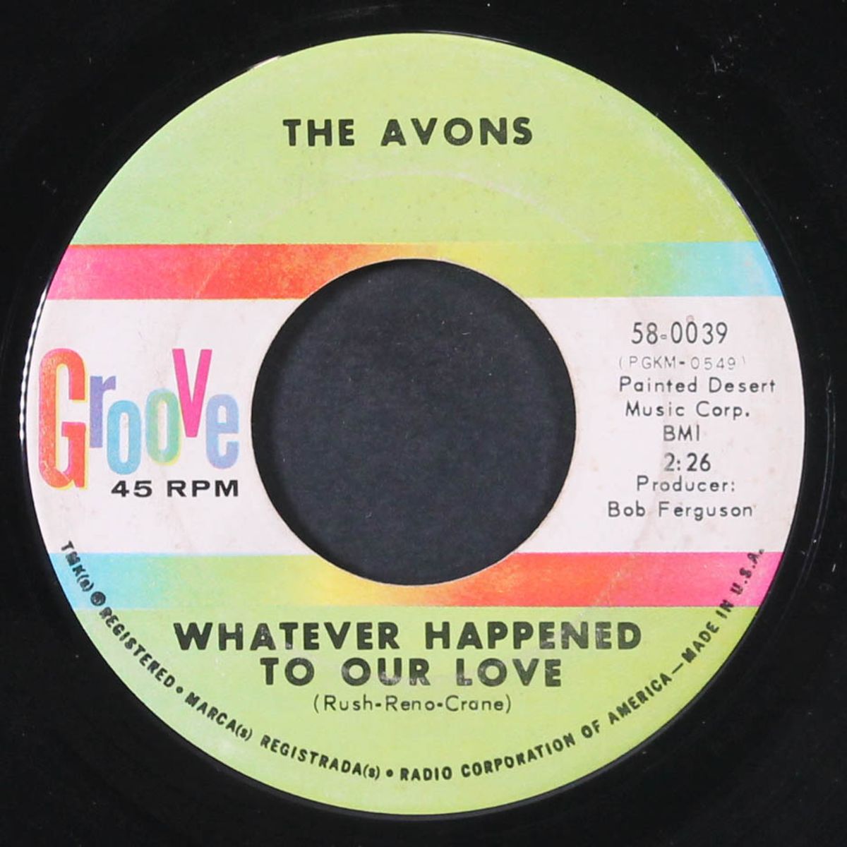whatever happened to our love / tonight kiss your baby goodbye by AVONS