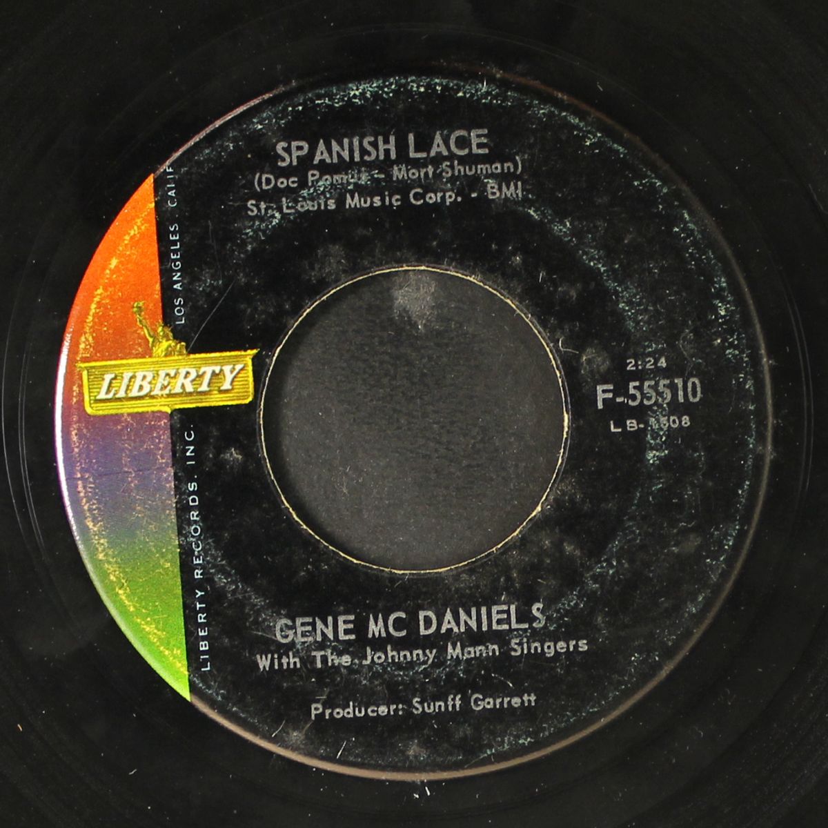 spanish lace / somebody's waiting by GENE MCDANIELS
