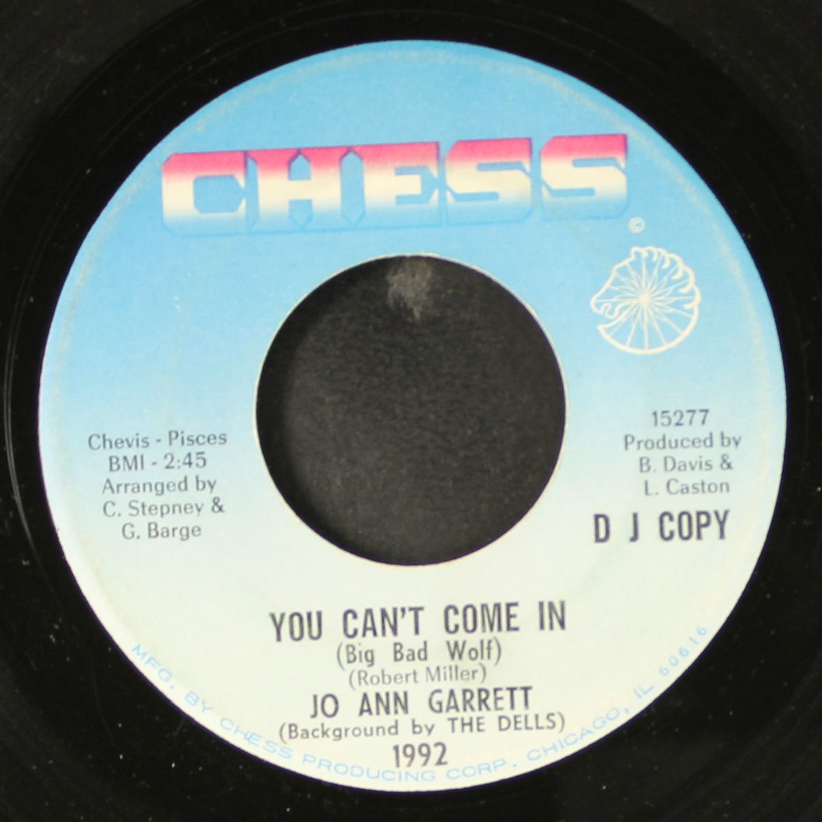 you can't come in / blank by JO ANN GARRETT & DELLS