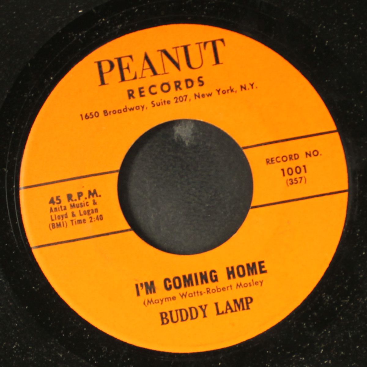 have mercy baby / i'm coming home by BUDDY LAMP