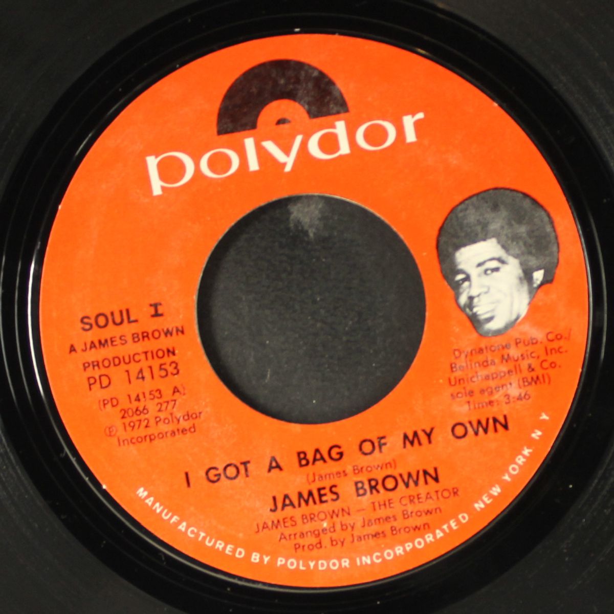 i got a bag of my own / public enemy #1, part 1 by JAMES BROWN