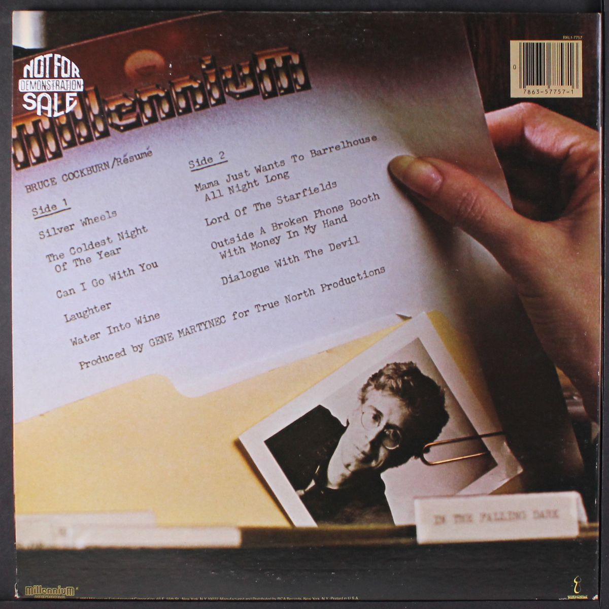 resume by BRUCE COCKBURN