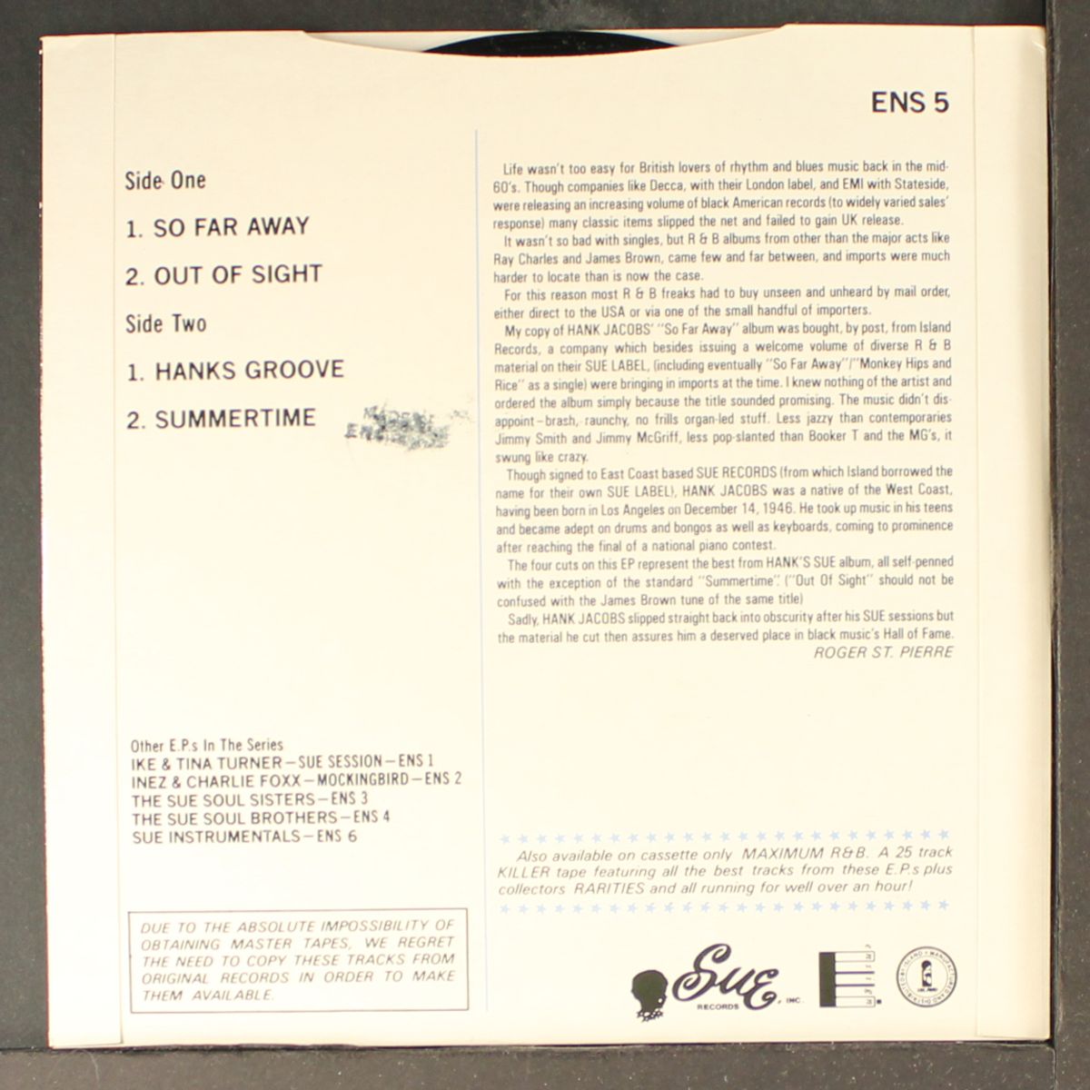 so far away +3 by HANK JACOBS