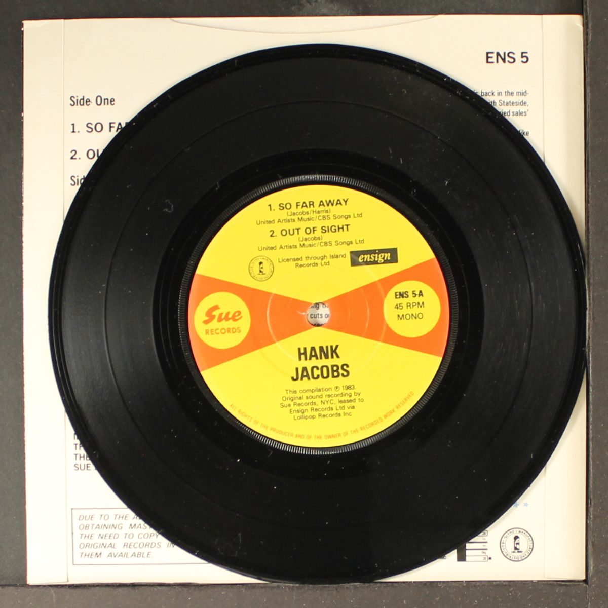 so far away +3 by HANK JACOBS