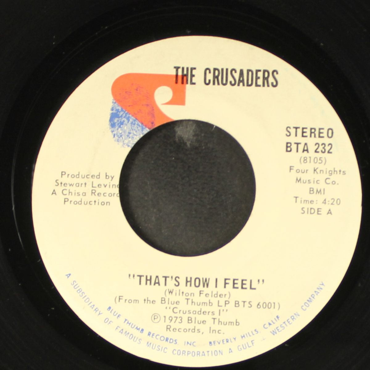 that's how i feel / take it or leave it by CRUSADERS