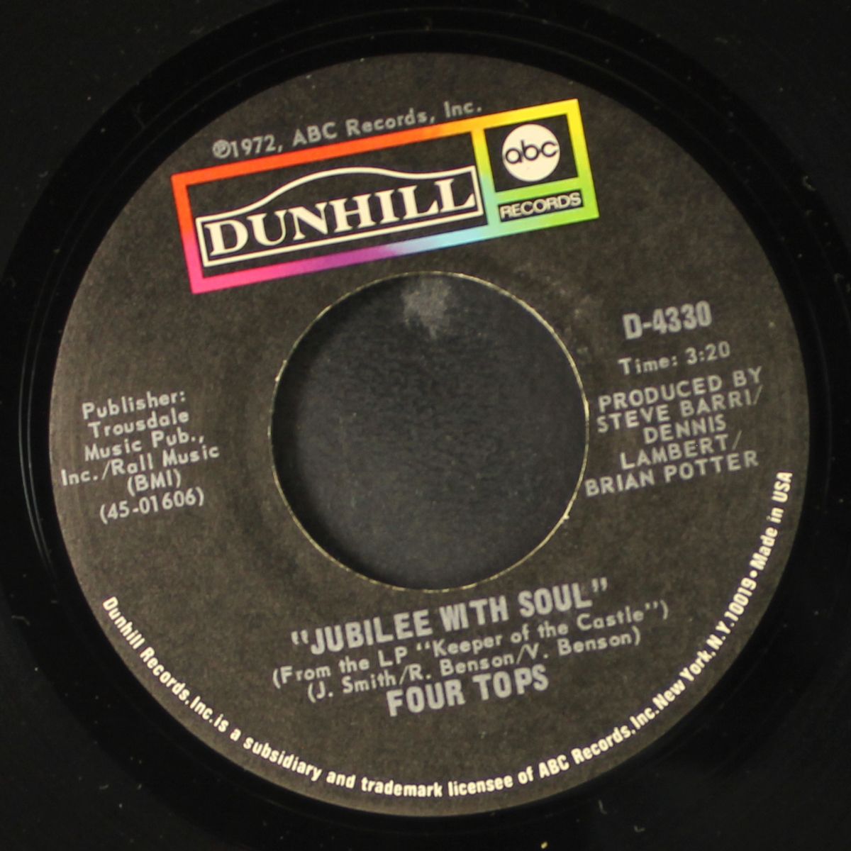 keeper of the castle / jubilee with soul by FOUR TOPS