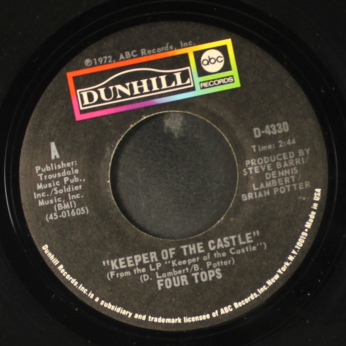keeper of the castle / jubilee with soul by FOUR TOPS