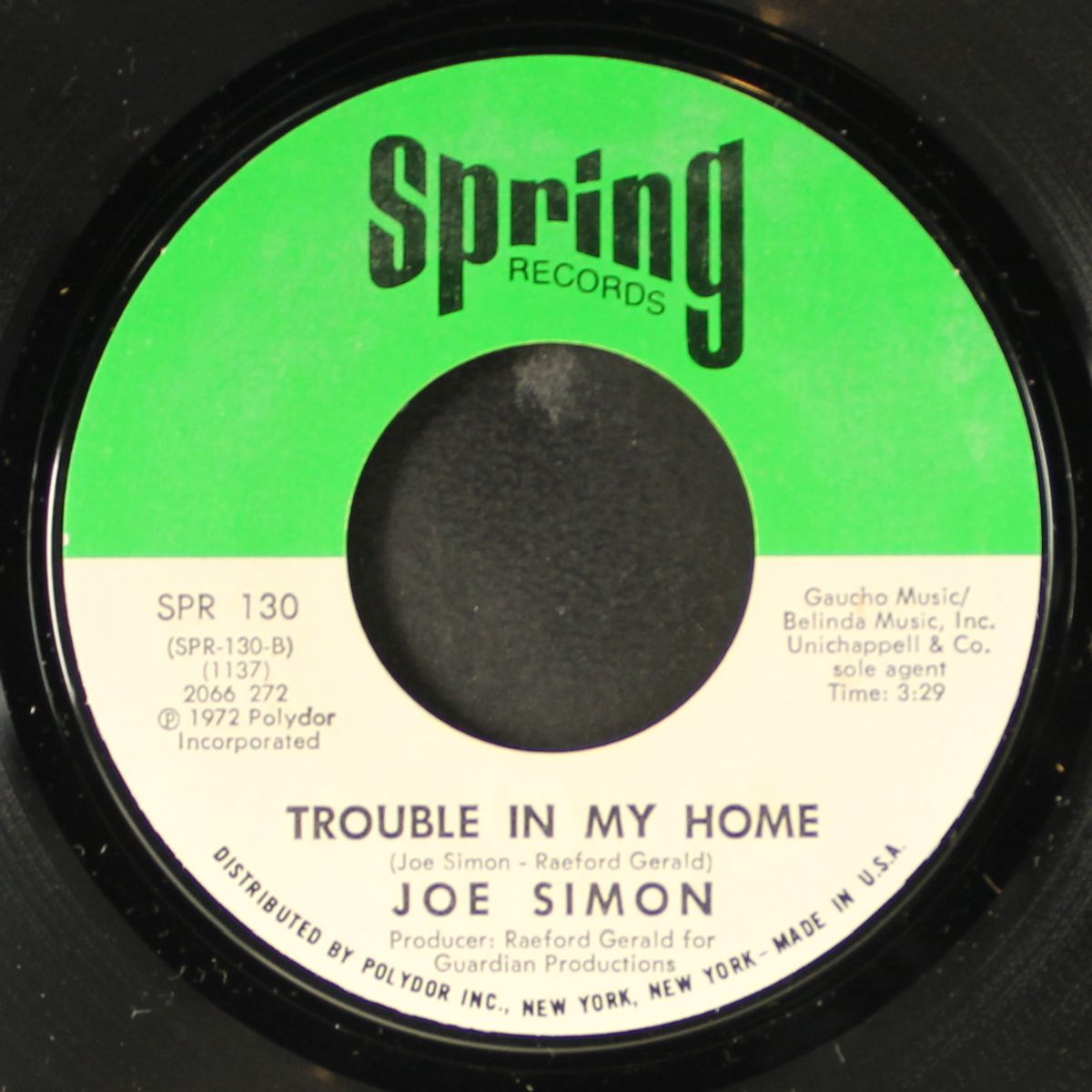 trouble in my home by JOE SIMON