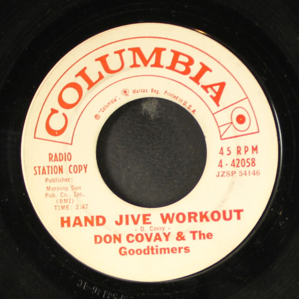 see about me / hand jive workout by DON COVAY & GOODTIMERS