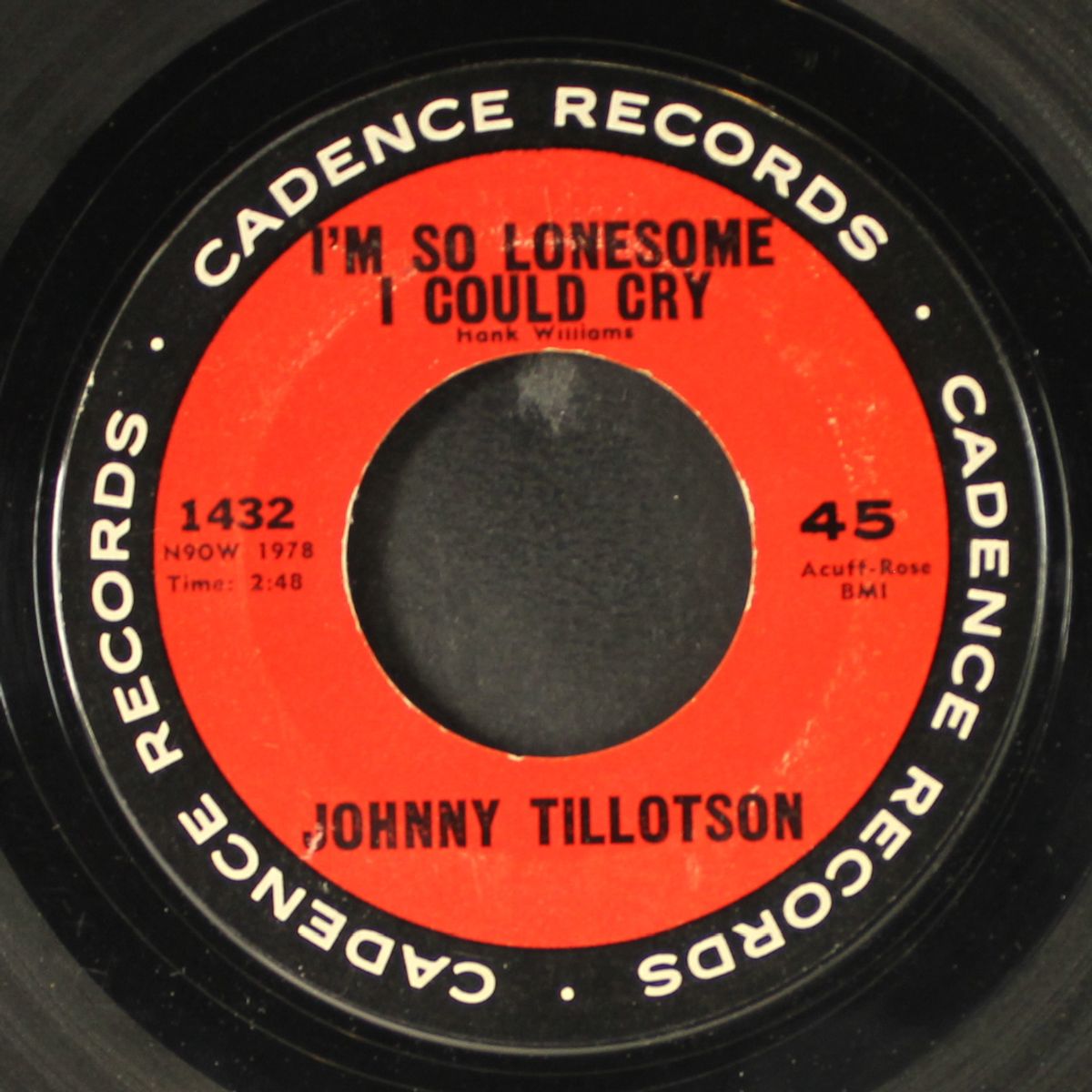 i can't help it / i'm so lonesome i could cry by JOHNNY TILLOTSON