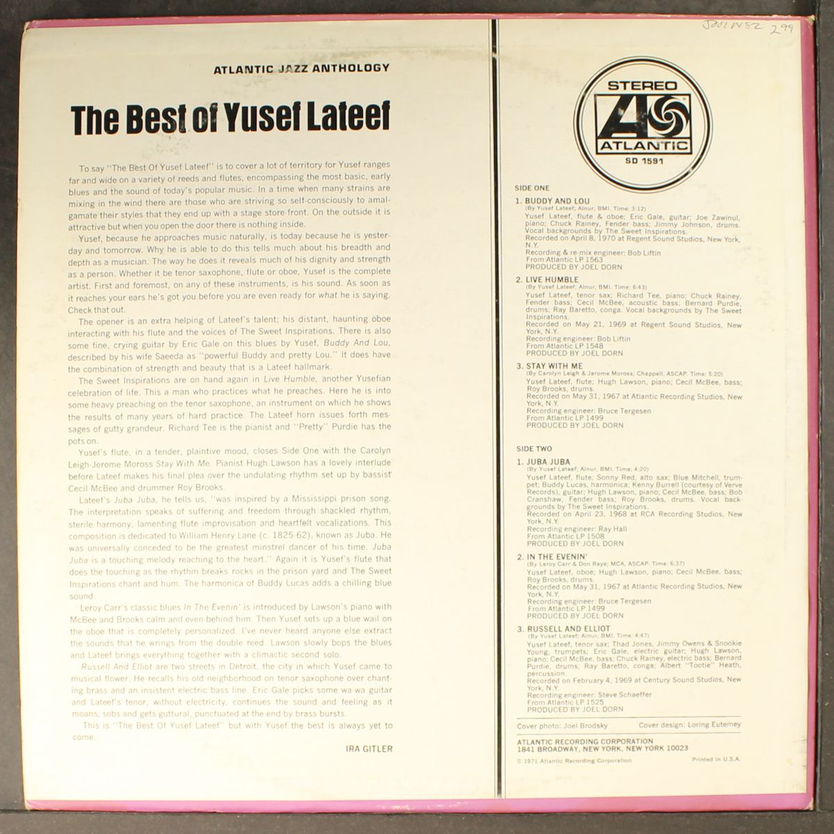 best of by YUSEF LATEEF