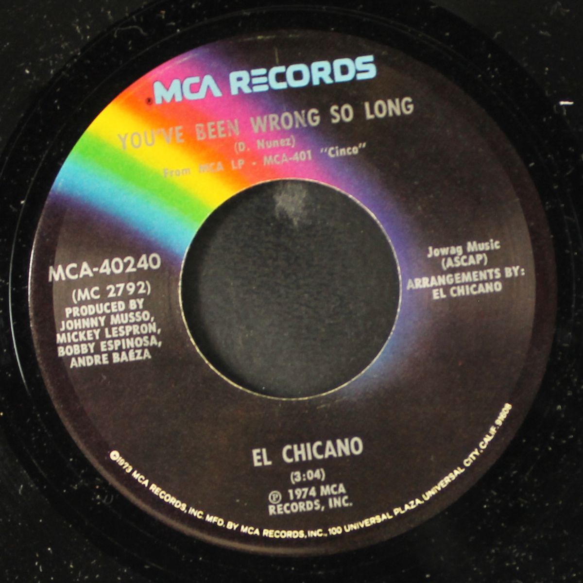 el cayuco / you've been wrong so long by EL CHICANO
