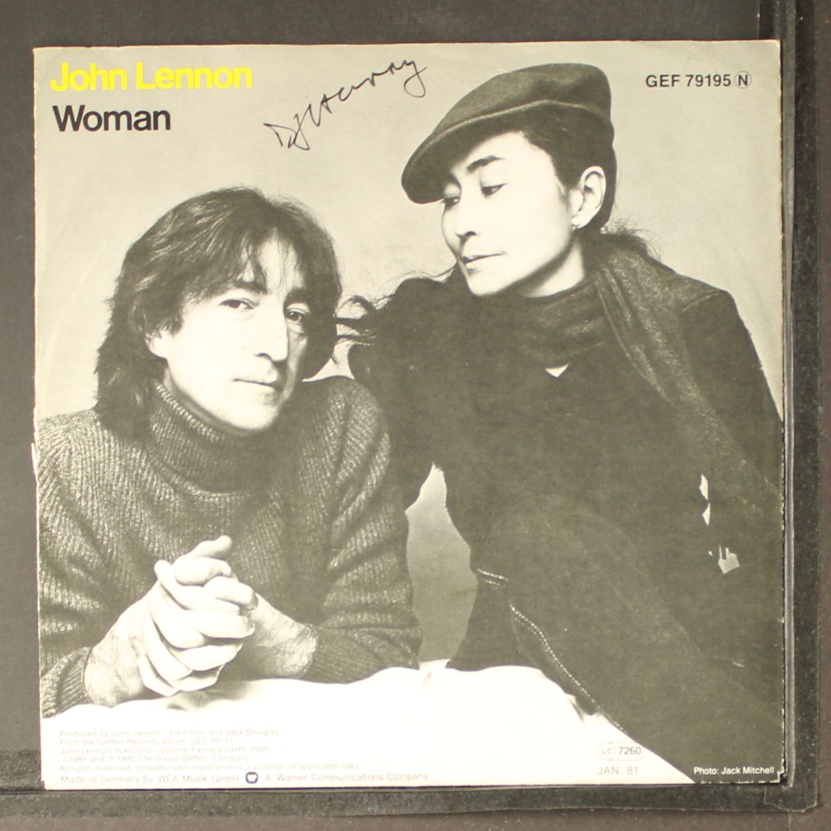 woman / beautiful boys by JOHN LENNON / YOKO ONO