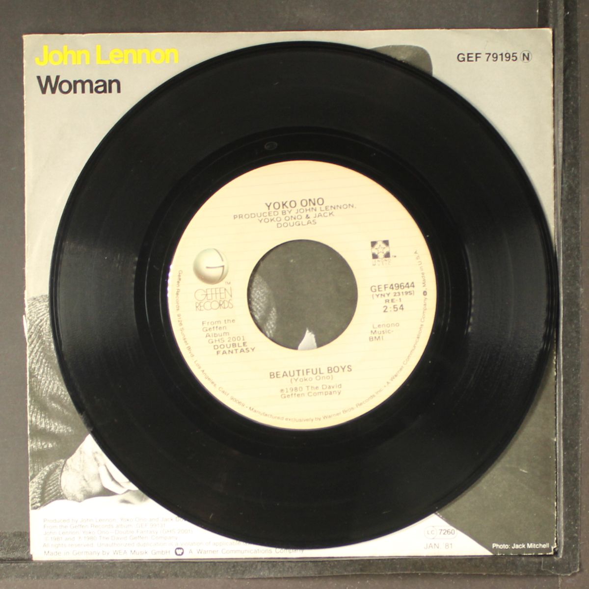 woman / beautiful boys by JOHN LENNON / YOKO ONO