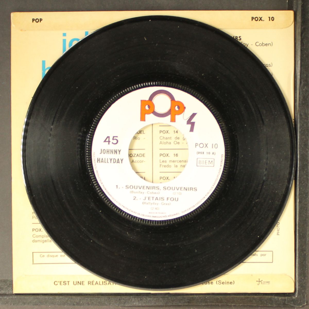 souvenirs souvenirs by JOHNNY HALLYDAY