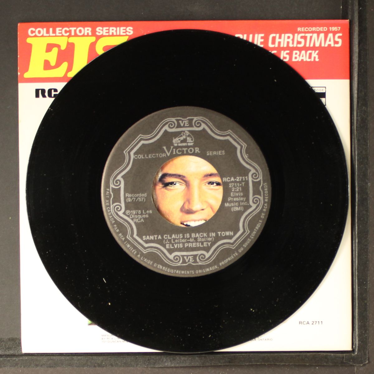 blue christmas / santa claus is back in town by ELVIS PRESLEY