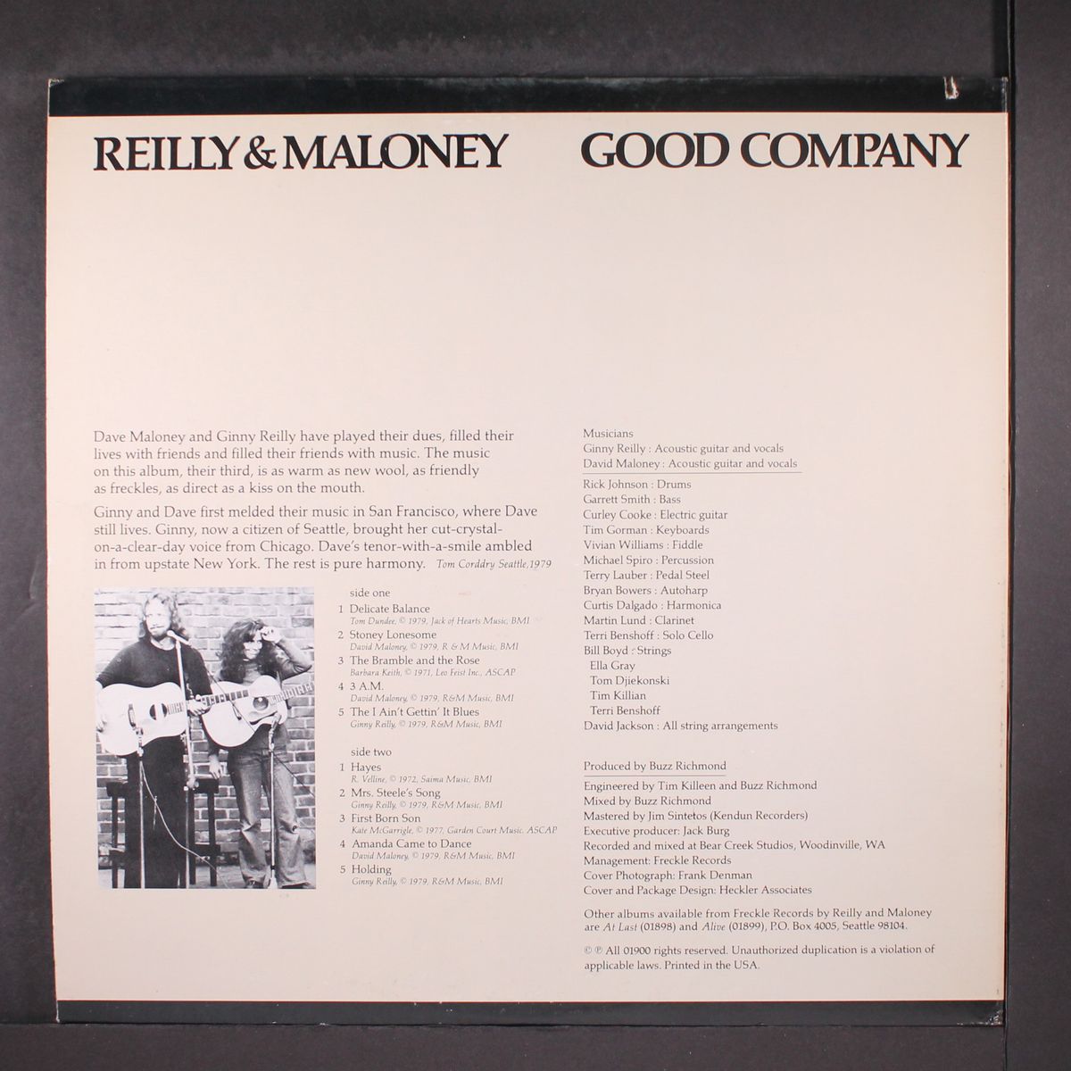 good company by REILLY & MALONEY