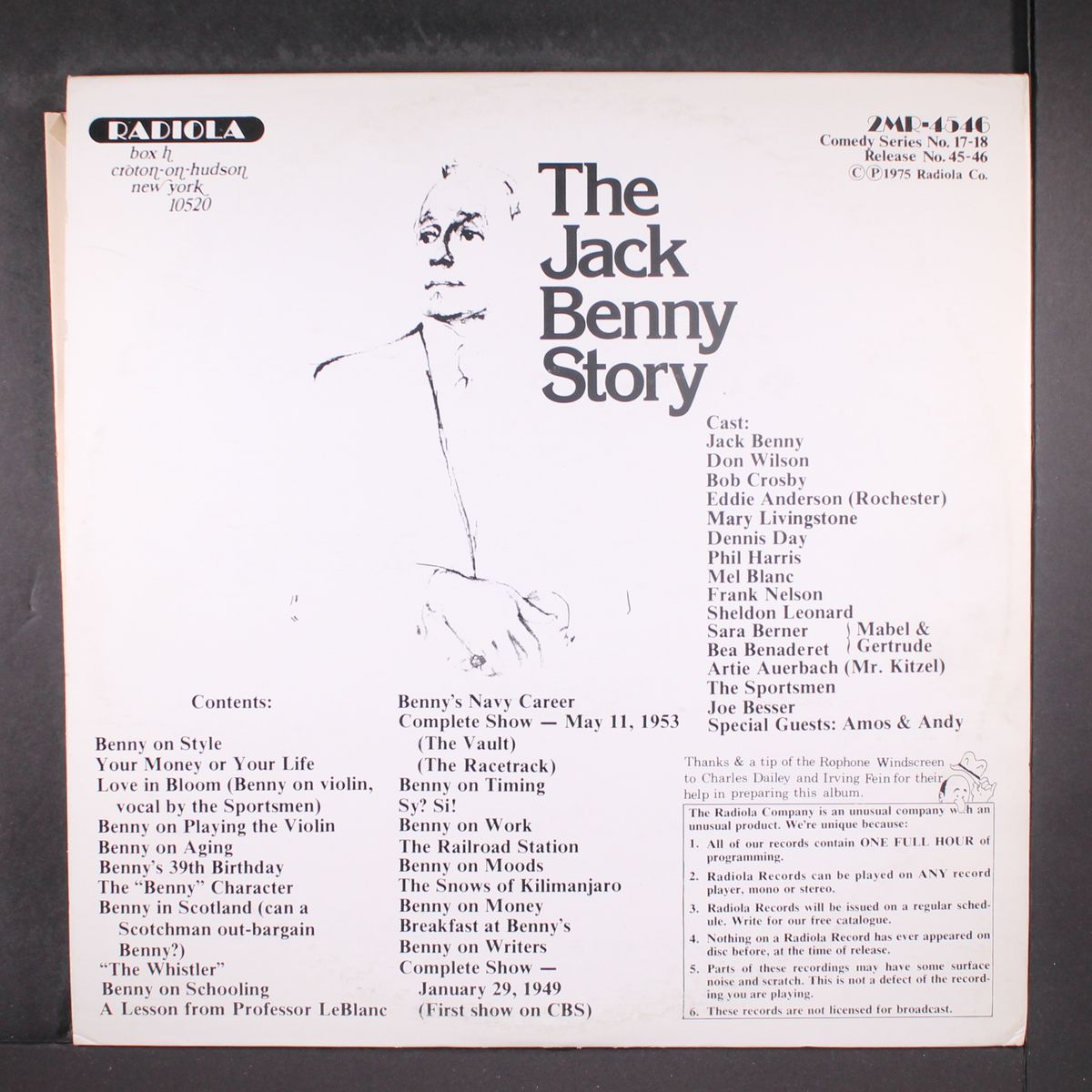 the jack bennys story by JACK BENNY