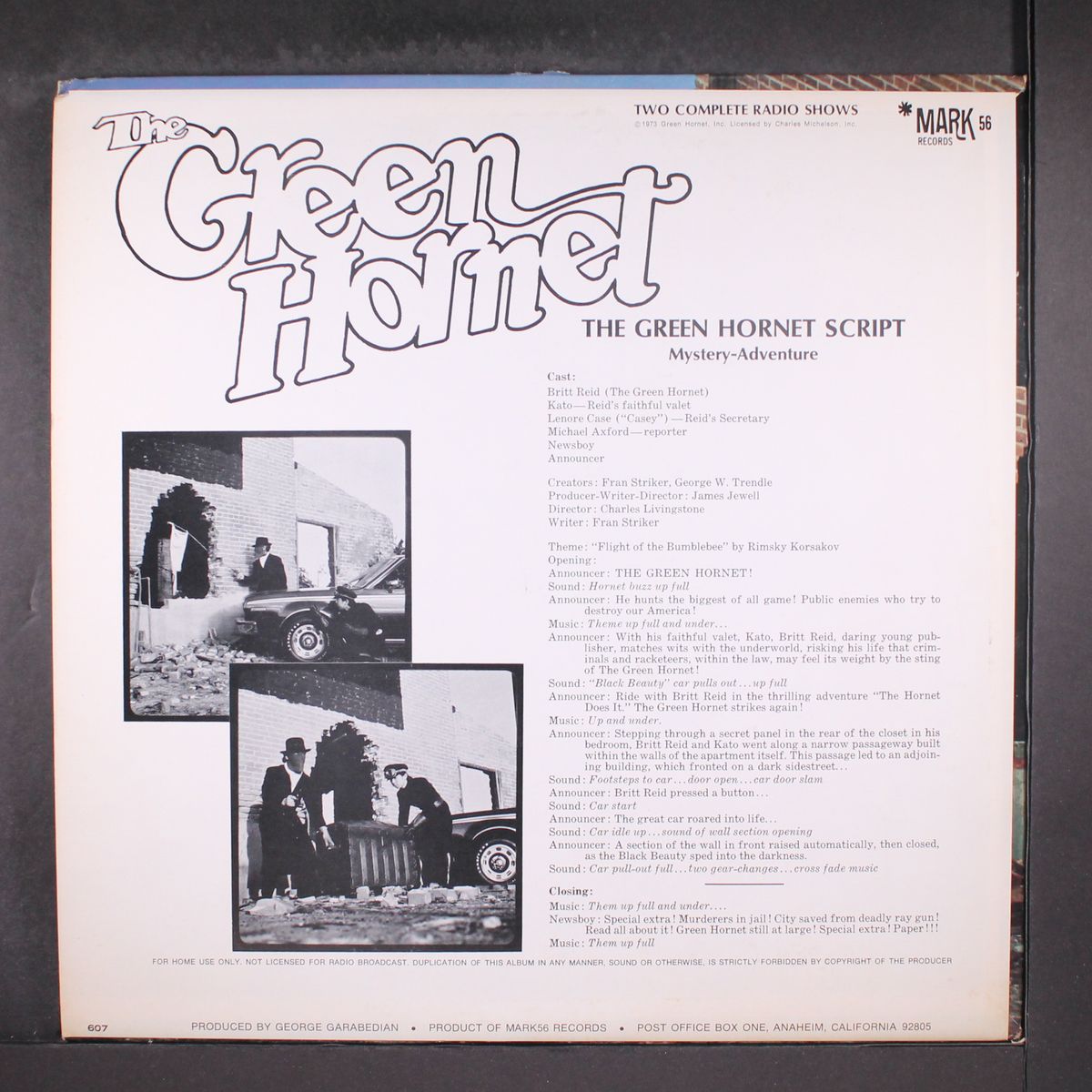 the green hornet by ORIGINAL RADIO BROADCAST
