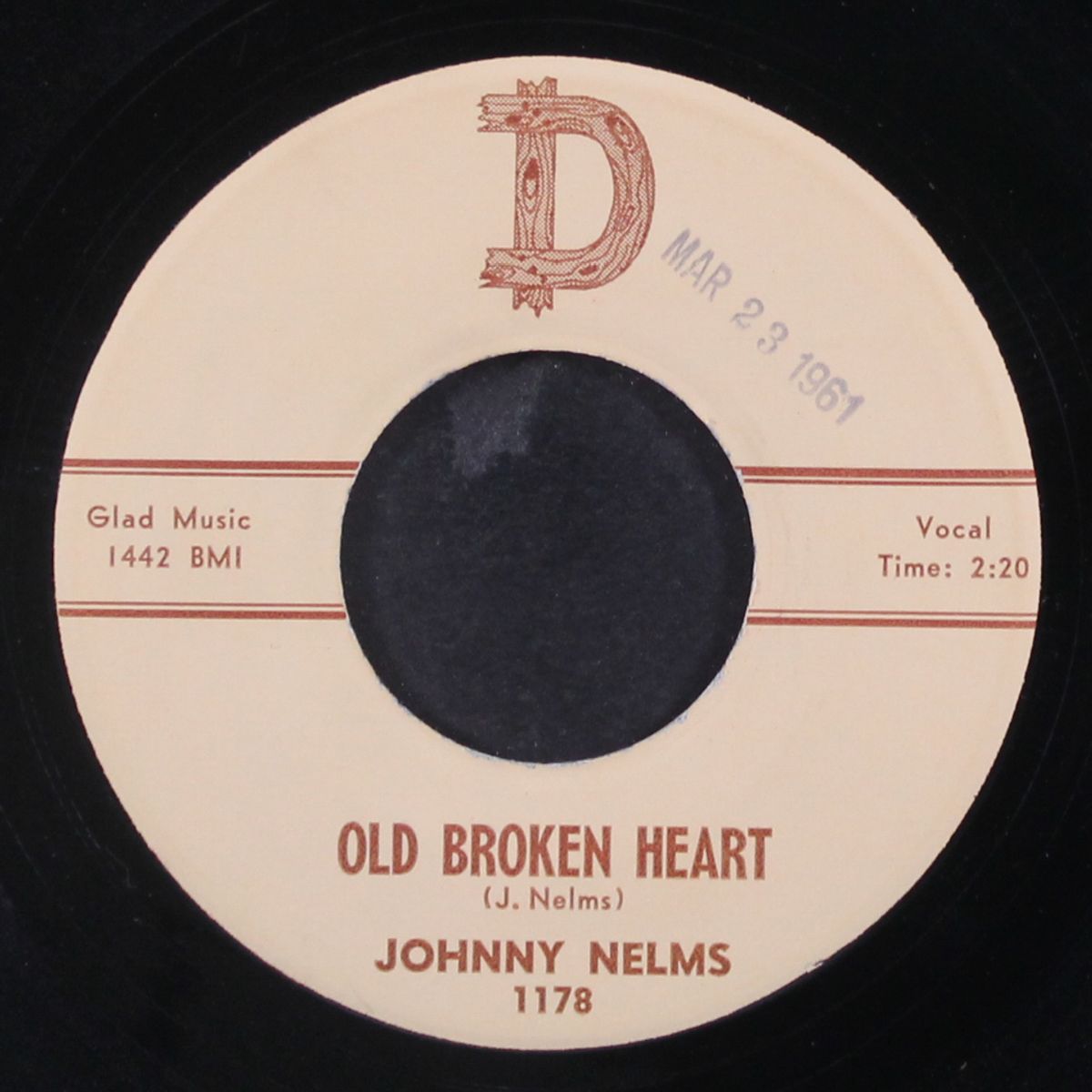 i've never had the blues / old broken heart by JOHNNY NELMS