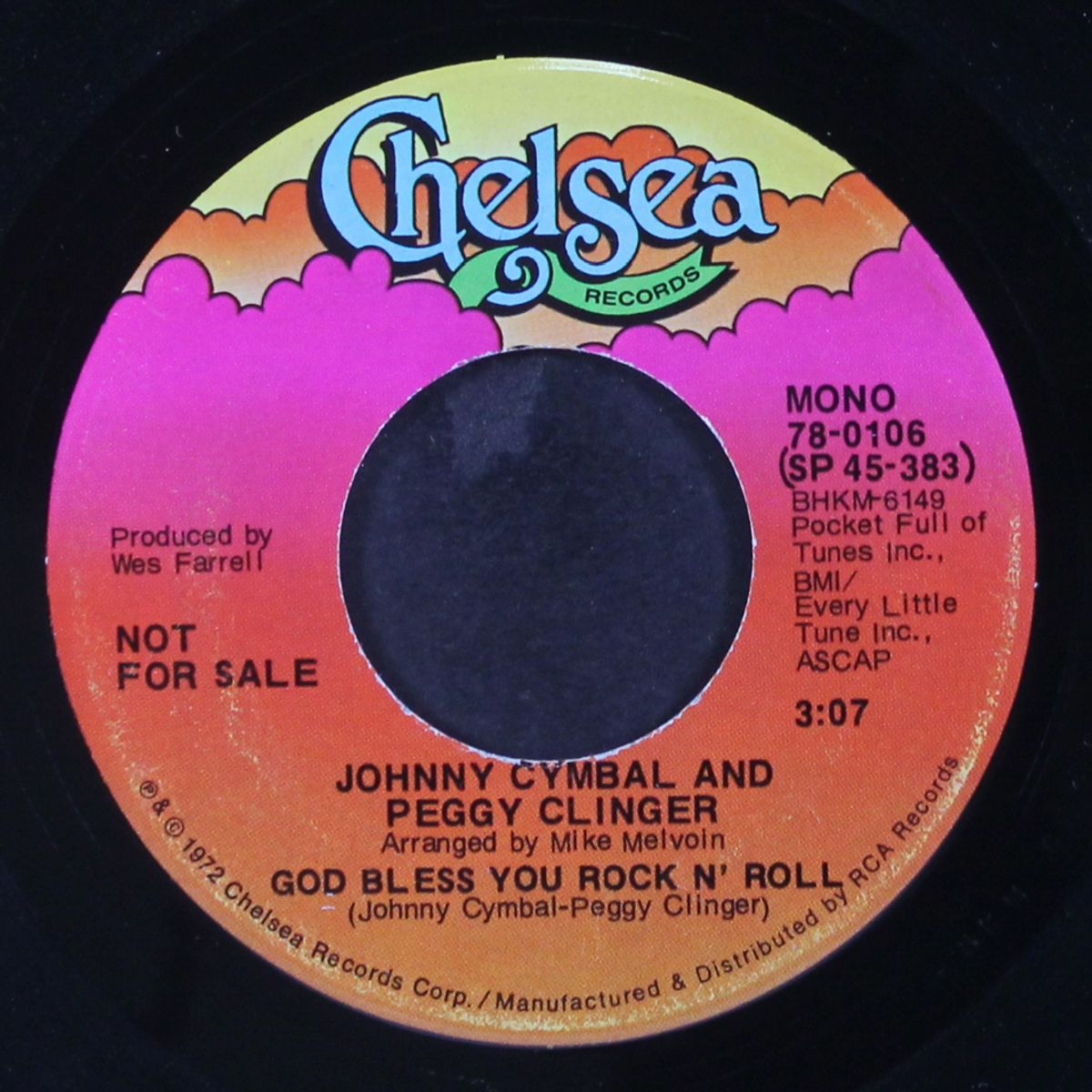 god bless you rock n' roll / mono by JOHNNY CYMBAL & PEGGY CLINGER