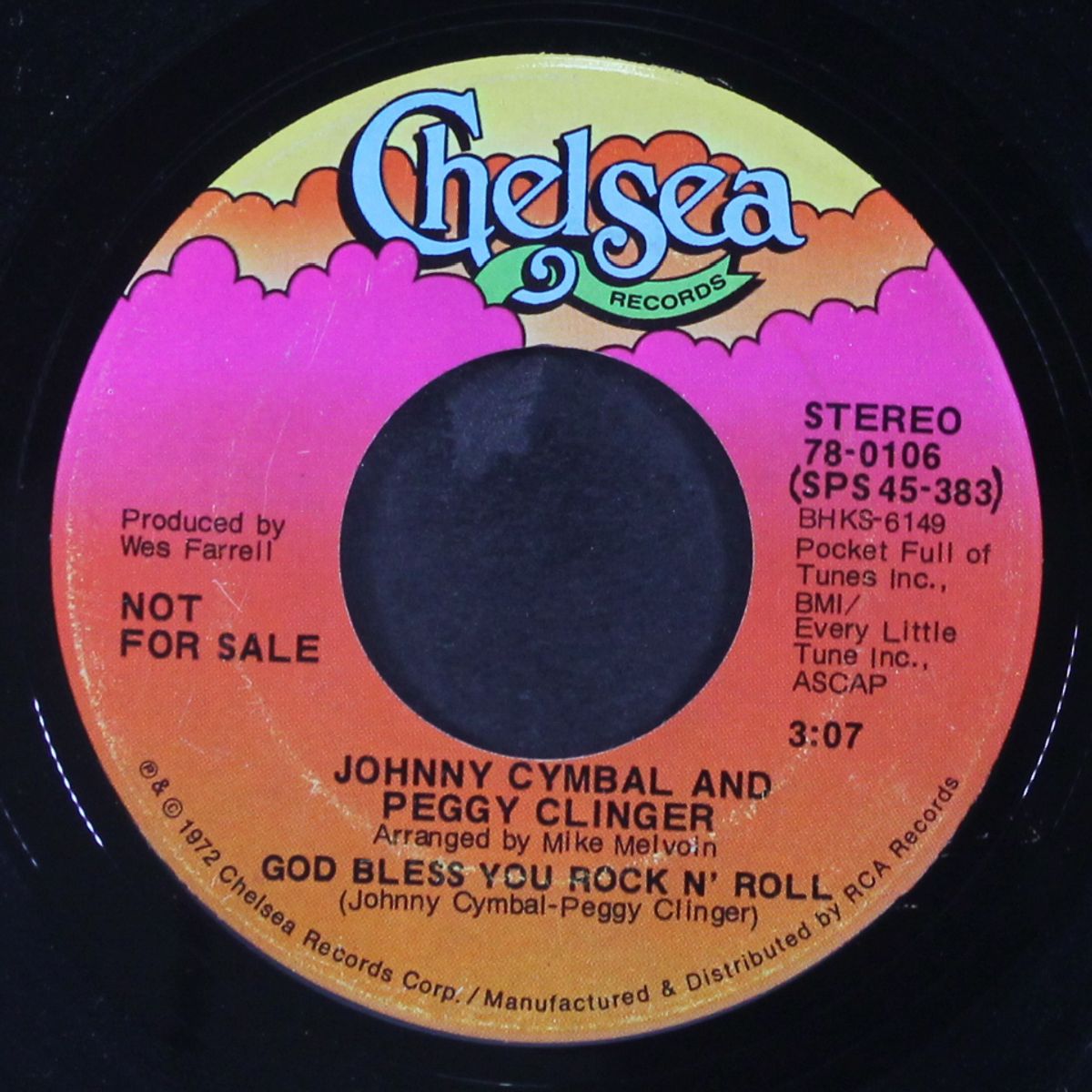 god bless you rock n' roll / mono by JOHNNY CYMBAL & PEGGY CLINGER