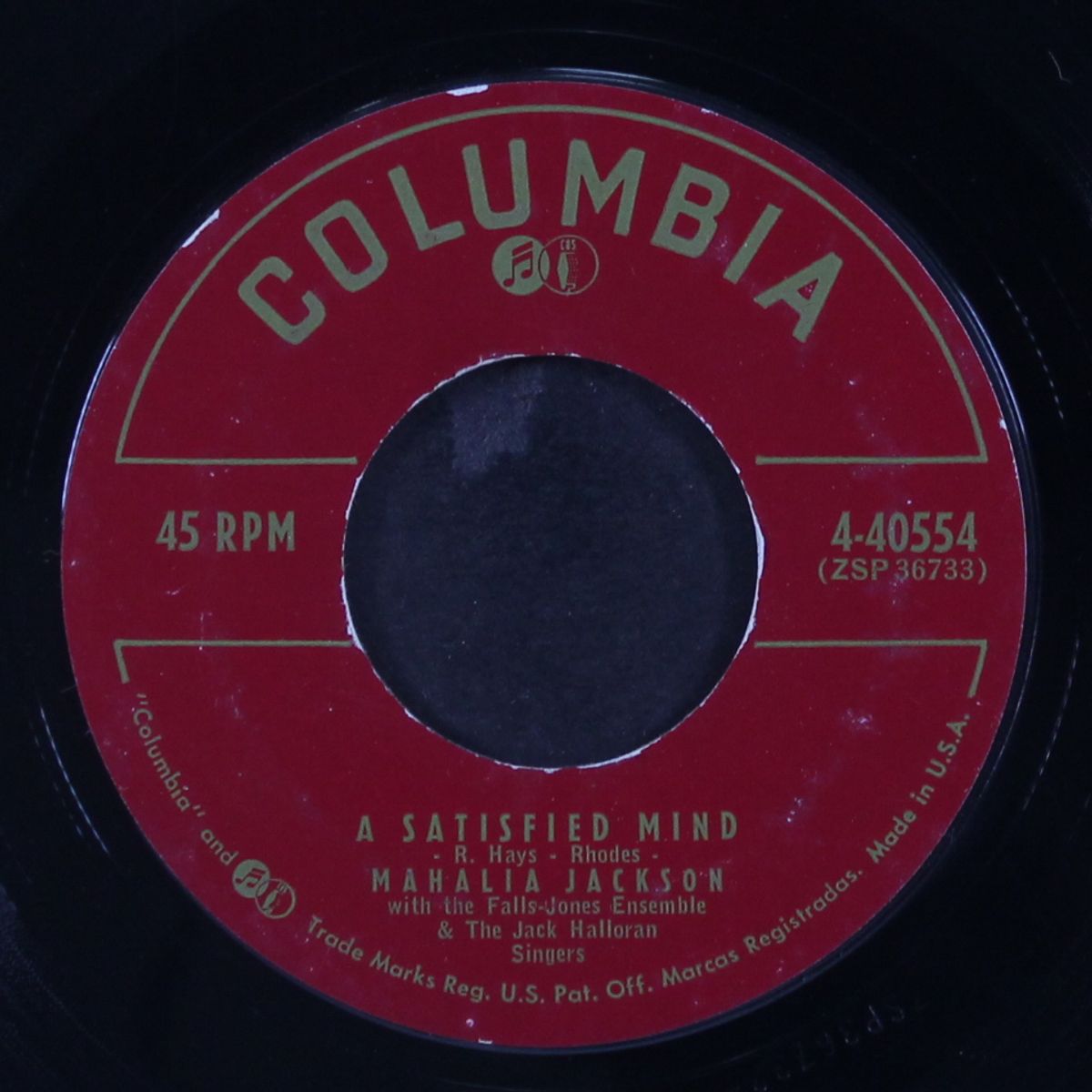 the bible tells me so / a satisfied mind by MAHALIA JACKSON