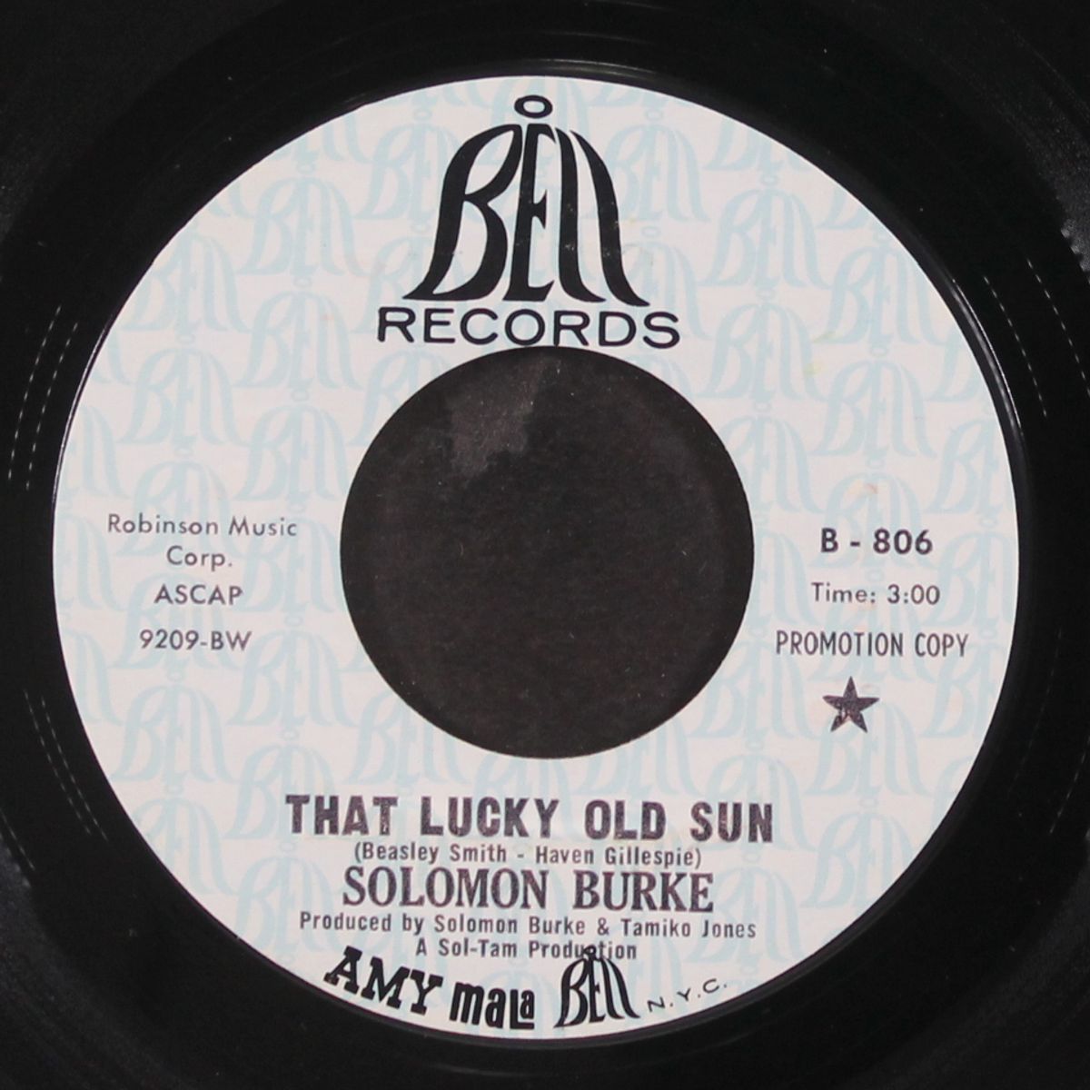 how big a fool / that lucky old sun by SOLOMON BURKE
